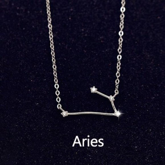 Jewelry - NEW Silver Zodiac Necklace - Aries